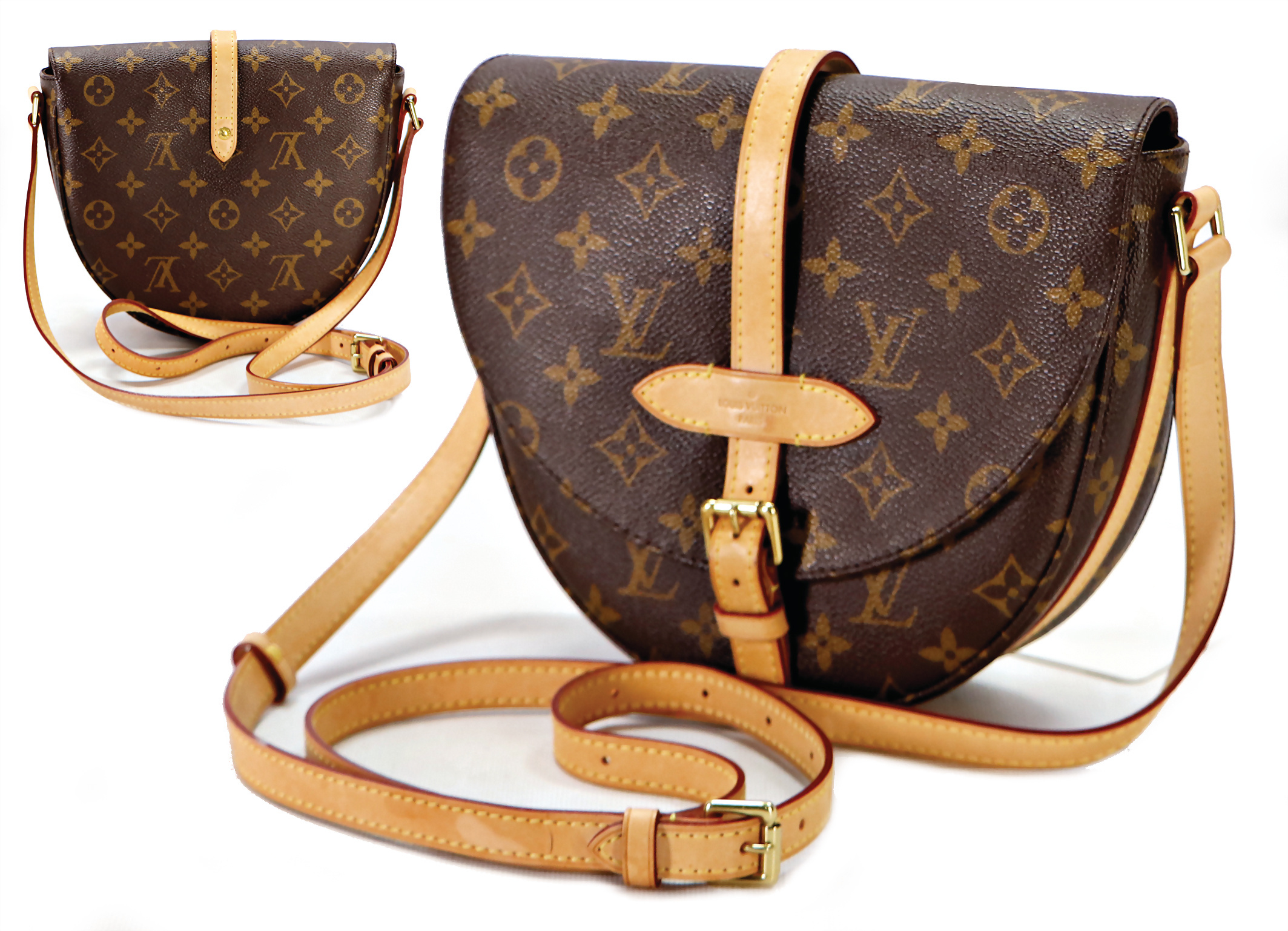 Sold at Auction: Louis Vuitton - Chantilly Small Crossbody Shoulder Bag -  Monogram Brown