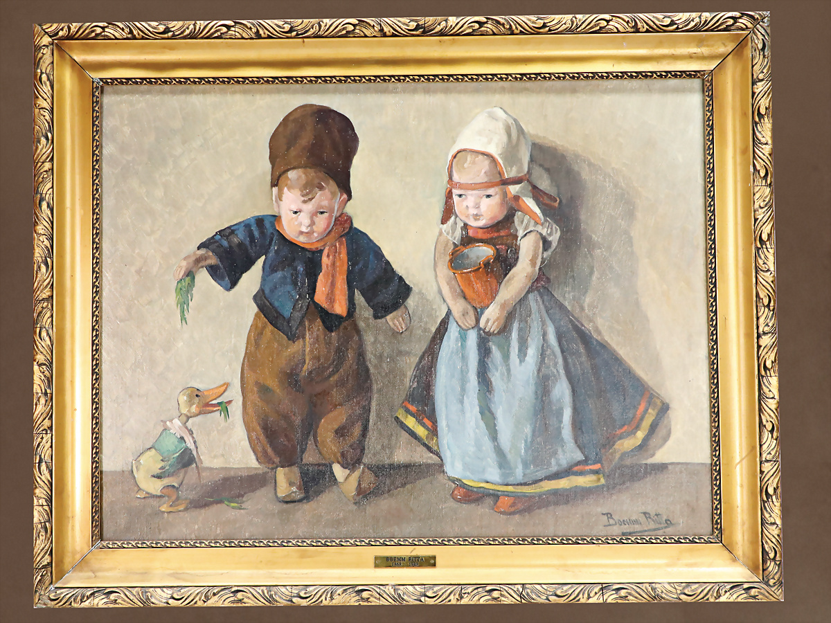 RITA BÖHM Gemälde, Öl auf Leinwand - auctions & price archive